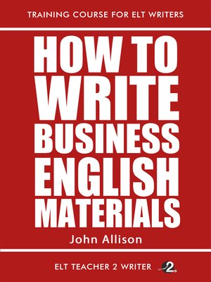 cover image of How to Write Business English Materials